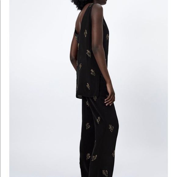 ZARA JEWEL TOP AND PANTS LIMITED EDITION - Picture 2 of 15